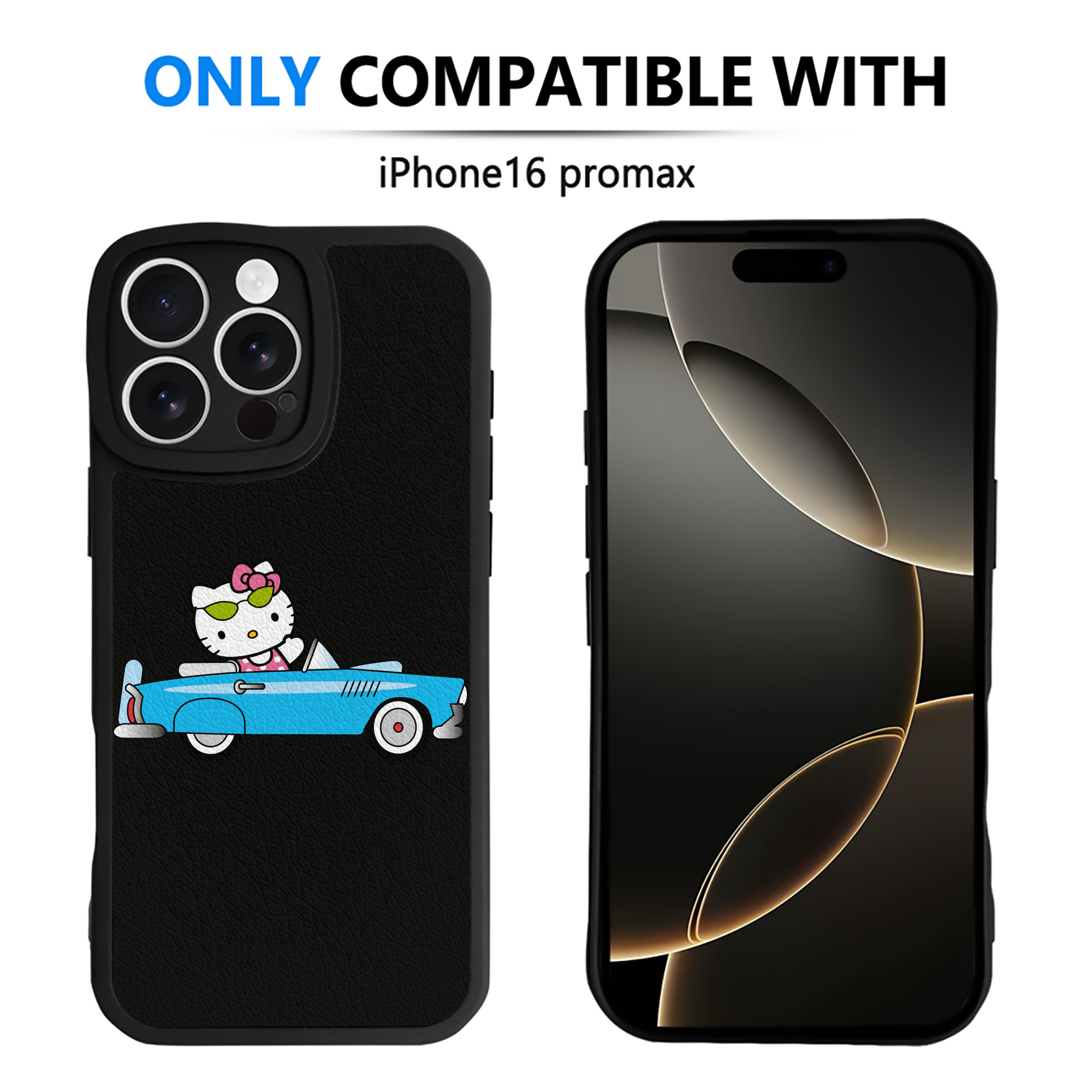 （画像用） Hello Kitty ハローキティ 【iPhone 16シリーズ対応】シリコンスマホケース（レザー調） 材質：シリコン